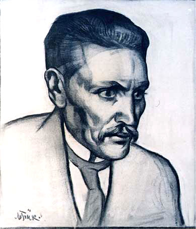 N. Triik - Juhan Liivi portree